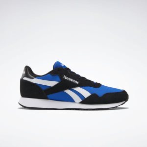 Adidasy Męskie Reebok Royal Ultra Czarne/Niebieskie/Białe PL 97CEQJT